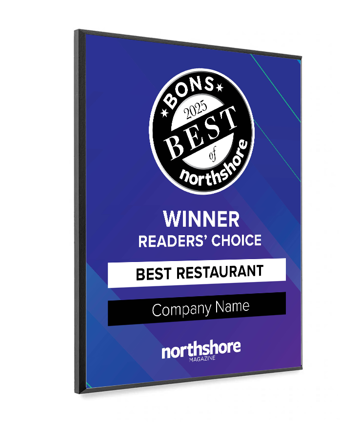 Northshore Magazine - Best of Northshore - Modern Wooden Plaque