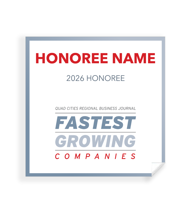 QCBJ - Fastest Growing Companies - Stickers