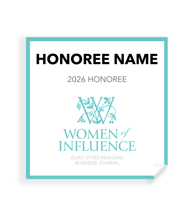 QCBJ - Women of Influence - Window Decal