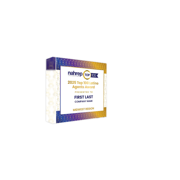 Top Latino Agents Award Acrylic Block