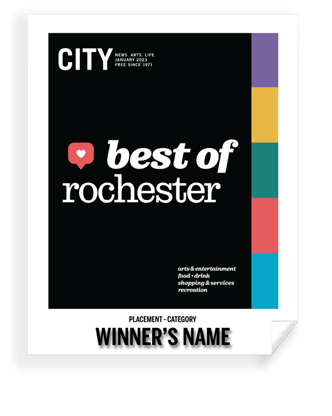 CITY Magazine - Best of Rochester - Window Clings
