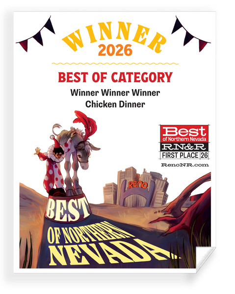 "Best of Northern Nevada" - Window Decal