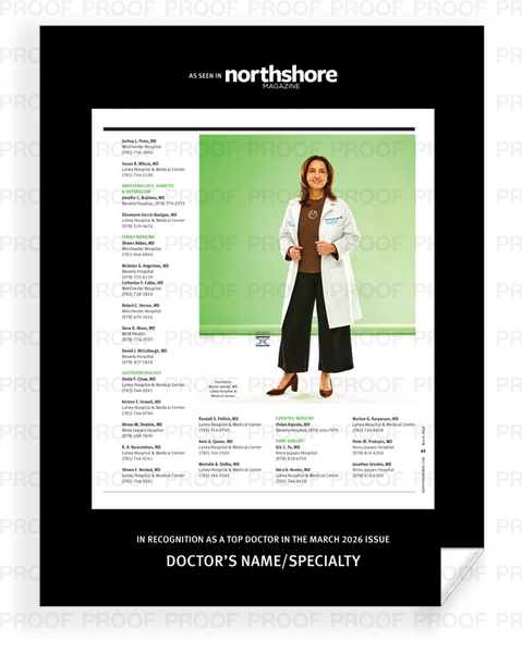 Northshore Magazine - Top Doctors - Frameable Archival Print