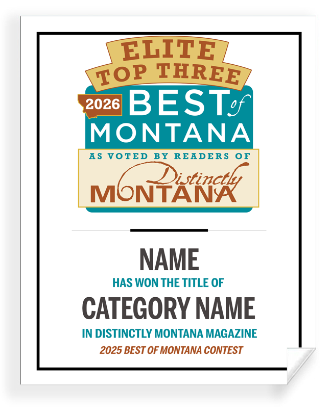 Best of Montana - Certificate