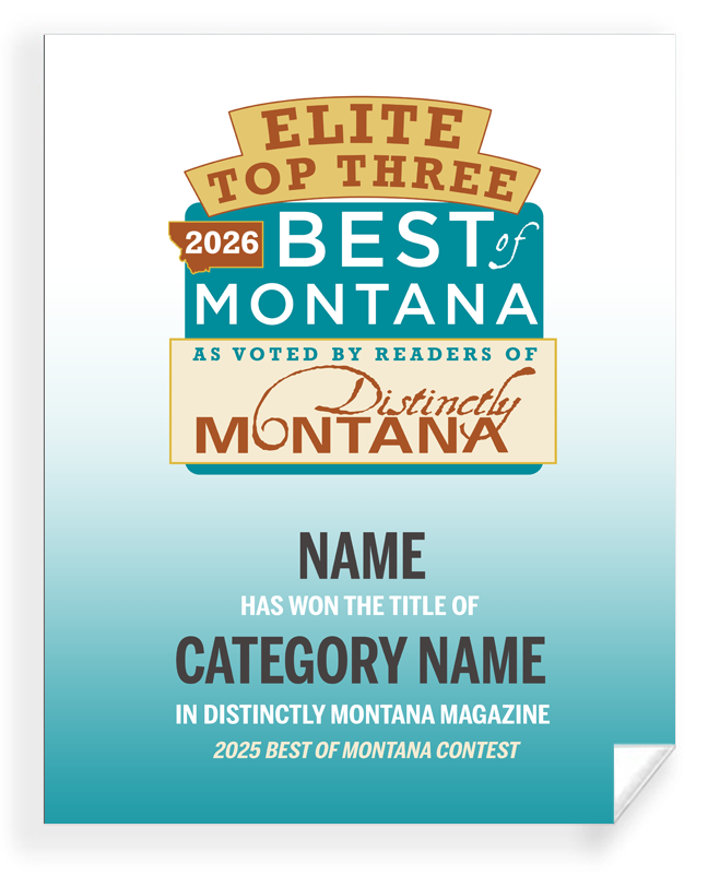 Best of Montana - Certificate