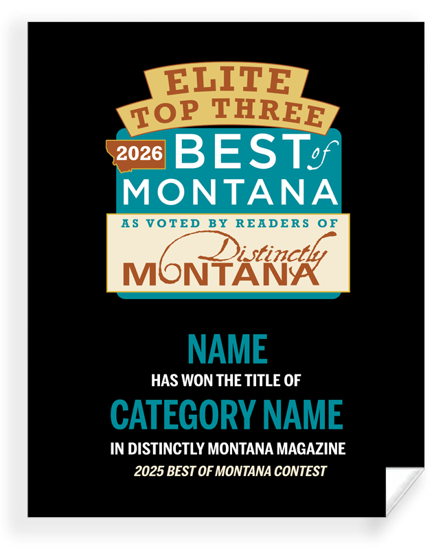Best of Montana - Certificate