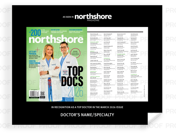 Northshore Magazine - Top Doctors - Frameable Archival Print