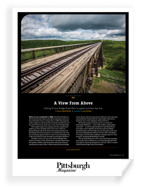 Pittsburgh Magazine - Articles & Covers - Frameable Archival Print
