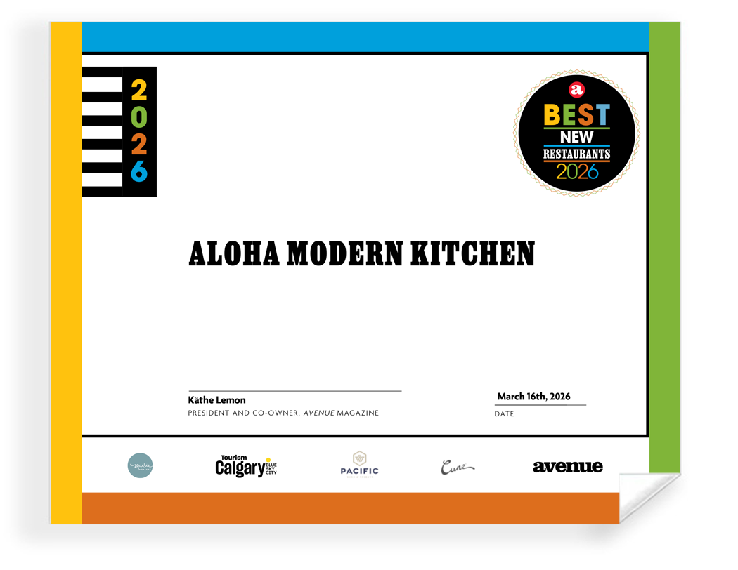 Avenue Magazine - Best New Restaurants - Reprint/Poster