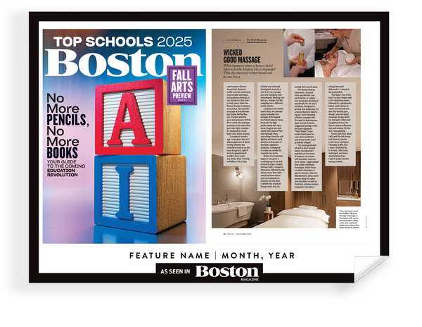 Boston Magazine Editorial Article Print
