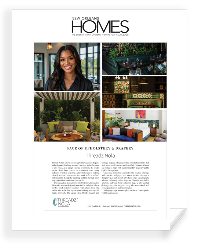 New Orleans Homes - Faces of Design - Archival Reprint