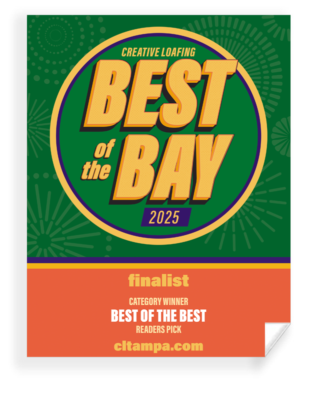 CL Tampa Bay Best of the Bay | Window Decal
