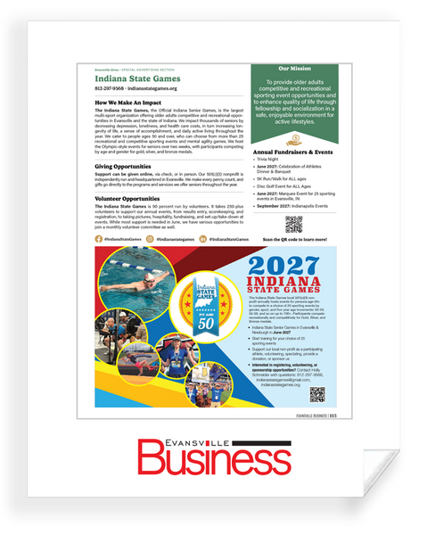 Evansville Business - Evansville Gives - Archival Reprints