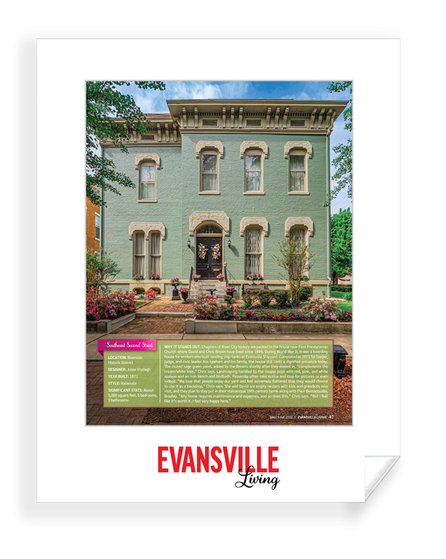 Evansville Living - Most Beautiful Homes - Archival Reprints