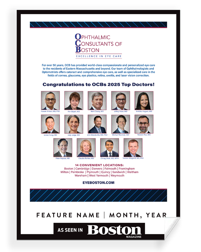 Boston Magazine Advertiser Print