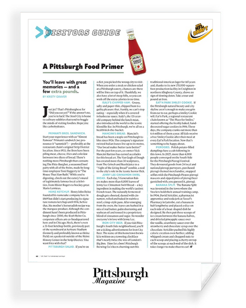 Pittsburgh Magazine - Articles & Covers - Frameable Archival Print