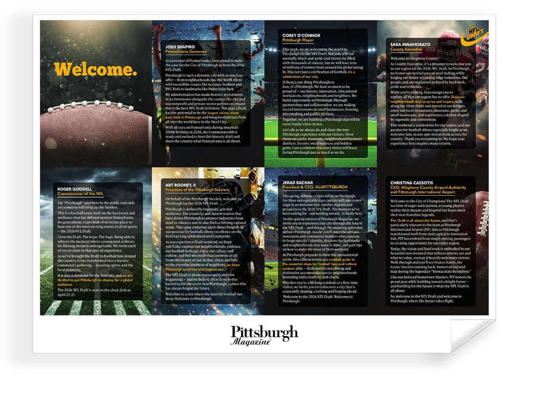 Pittsburgh Magazine - Articles & Covers - Frameable Archival Print