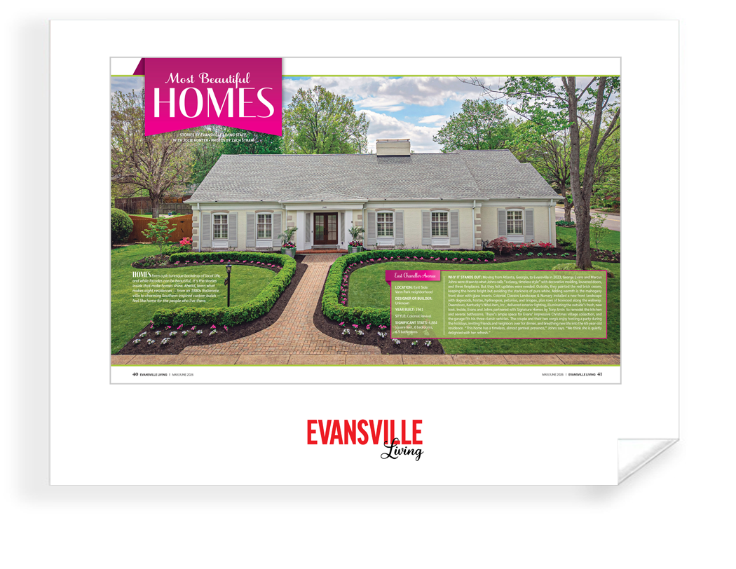 Evansville Living - Most Beautiful Homes - Archival Reprints