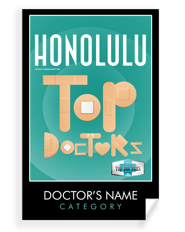 HONOLULU Magazine Top Doctors Window Clings