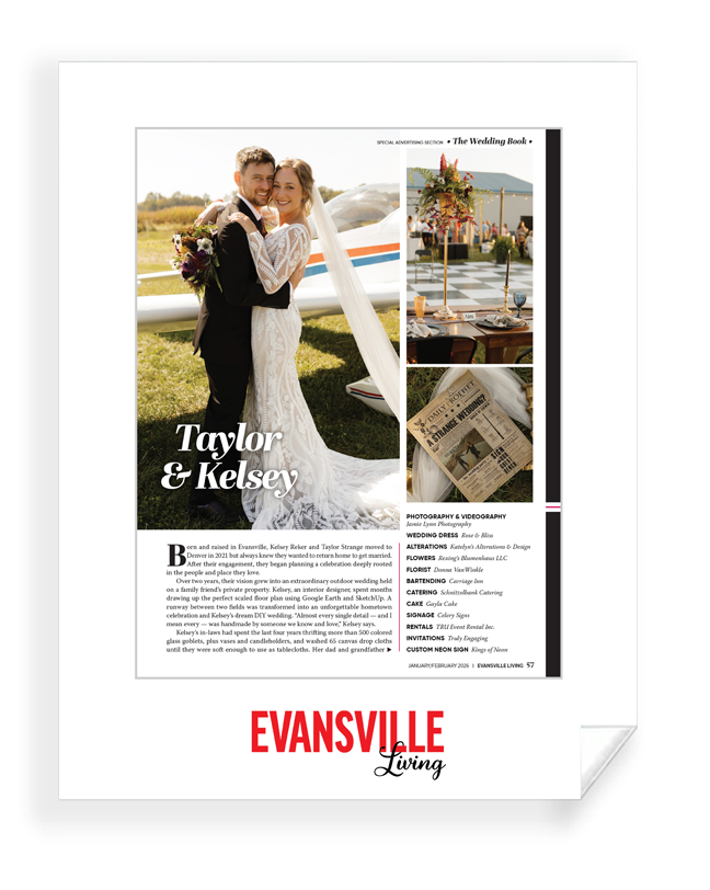 Evansville Living - Wedding Book - Archival Reprints