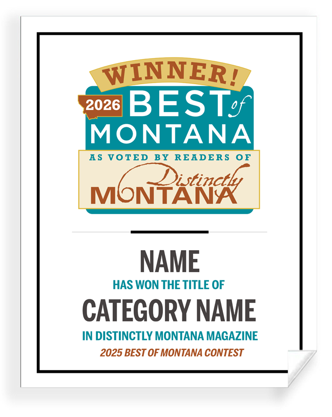 Best of Montana - Certificate
