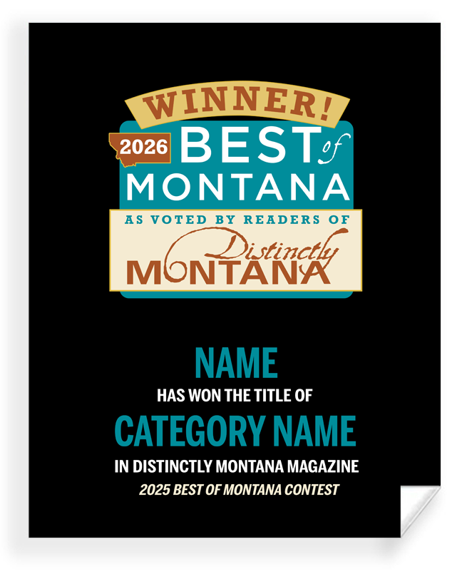 Best of Montana - Certificate
