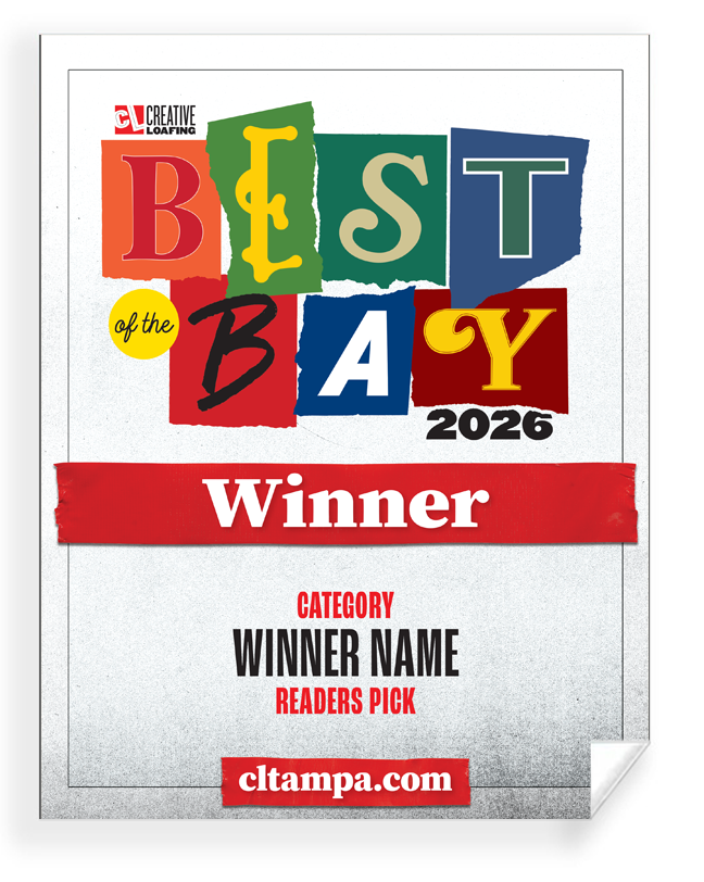CL Tampa Bay Best of the Bay | Window Decal