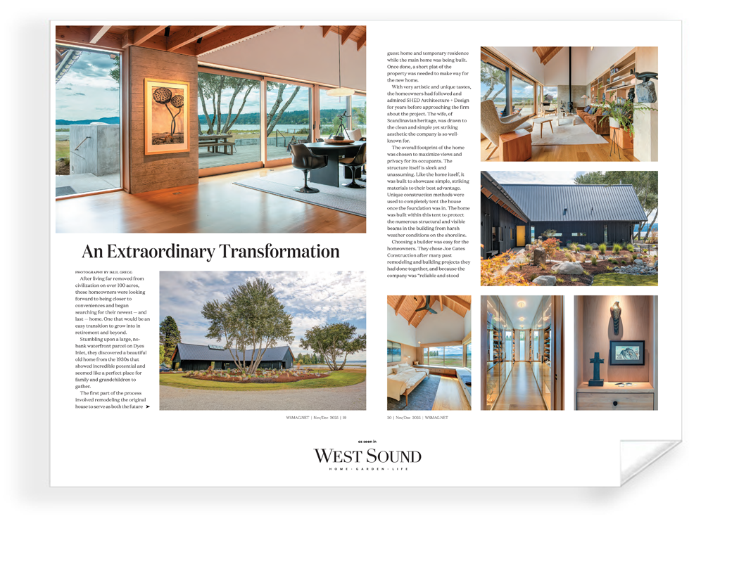 West Sound Magazine Article & Cover Archival Reprints