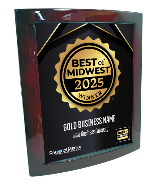 Best of Midwest - Eclipse Plaque with Metal Inlay