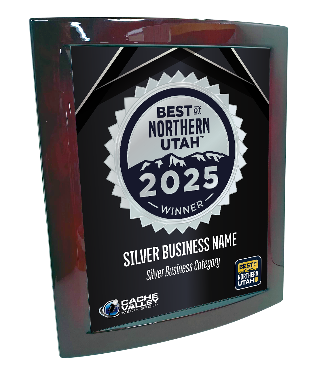 Best of Northern Utah - Eclipse Plaque with Metal Inlay