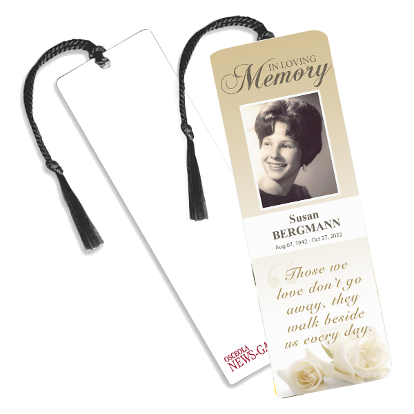 Osceola News-Gazette Memorial Bookmarks