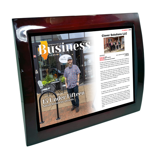 Springfield Business Journal - 15 under 15 - Eclipse Plaque with Metal Inlay