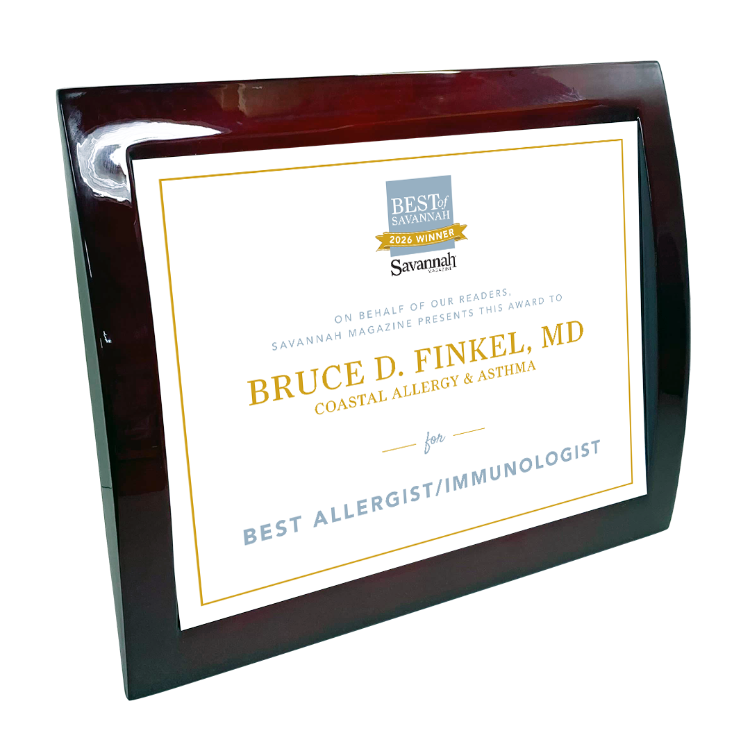 Savannah Magazine Best of Savannah Award - Rosewood with Metal Inlay