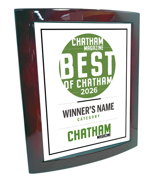 Triangle Media - Best of Chatham - Eclipse Plaque with Metal Inlay
