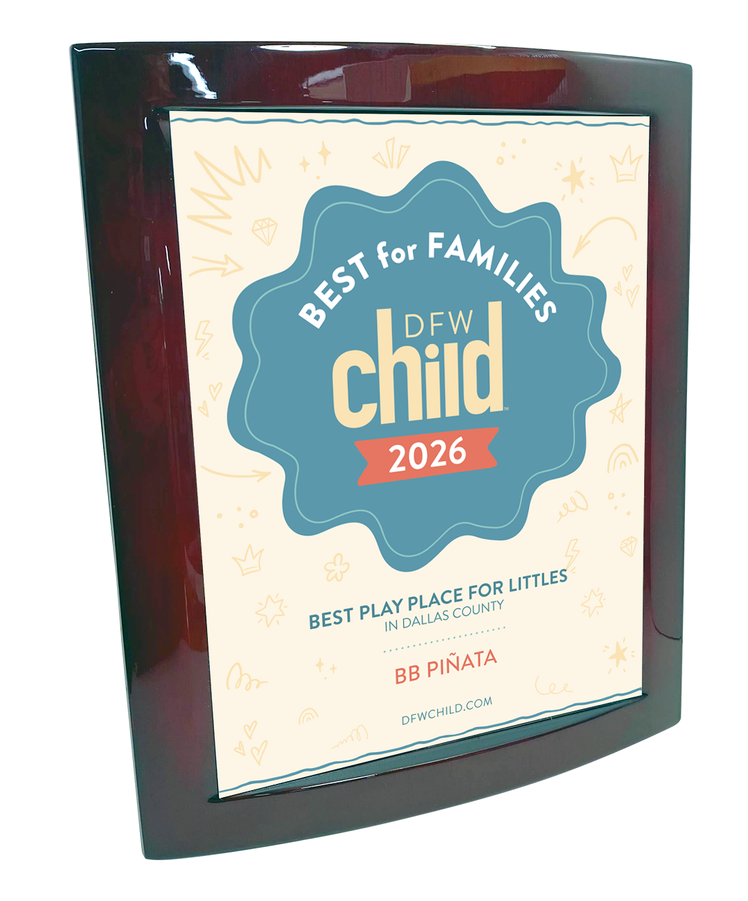 DFW Child - Best for Families Award - Eclipse Plaque
