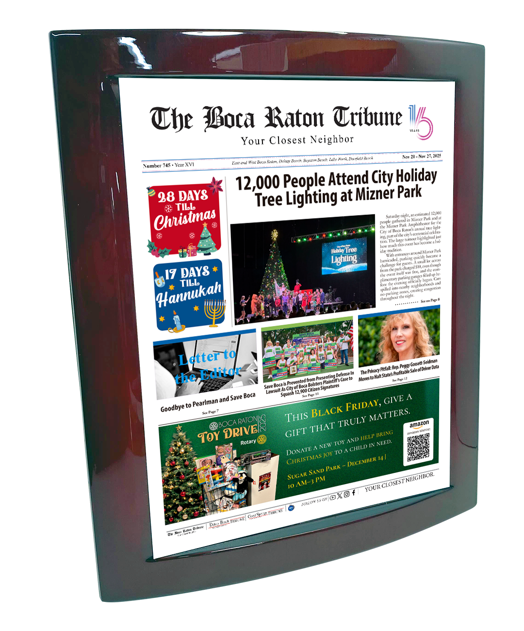 The Boca Raton Tribune - Articles- Eclipse Plaque