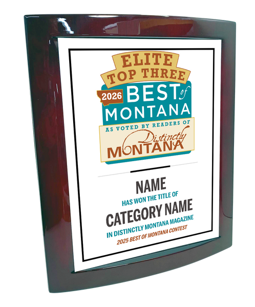 Best of Montana  - Eclipse Plaque