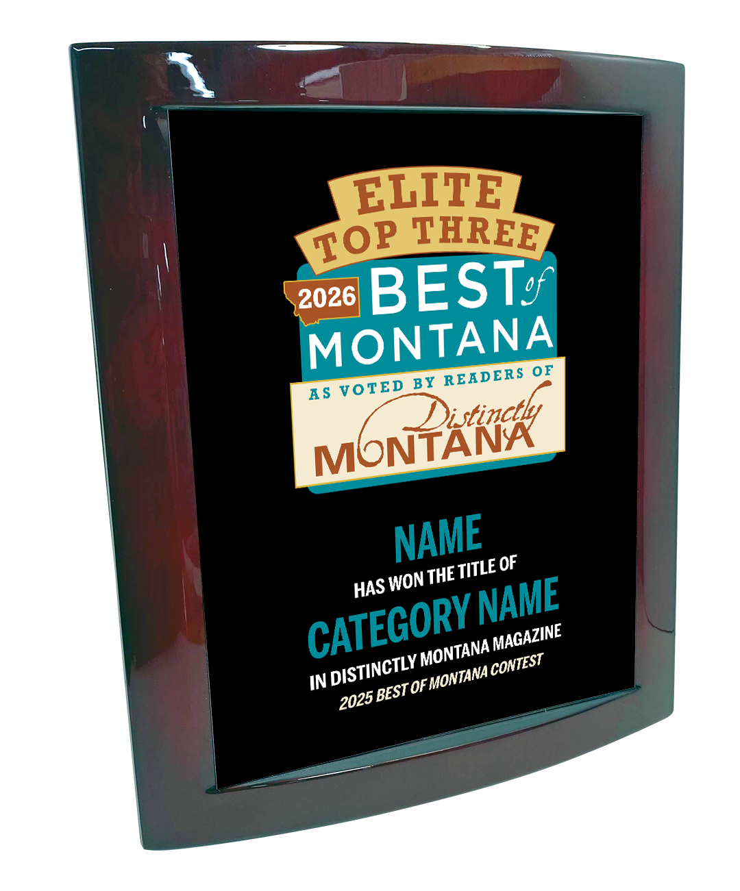 Best of Montana  - Eclipse Plaque