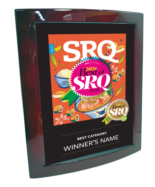 Best of SRQ - Cover- Eclipse Plaque with Metal Inlay