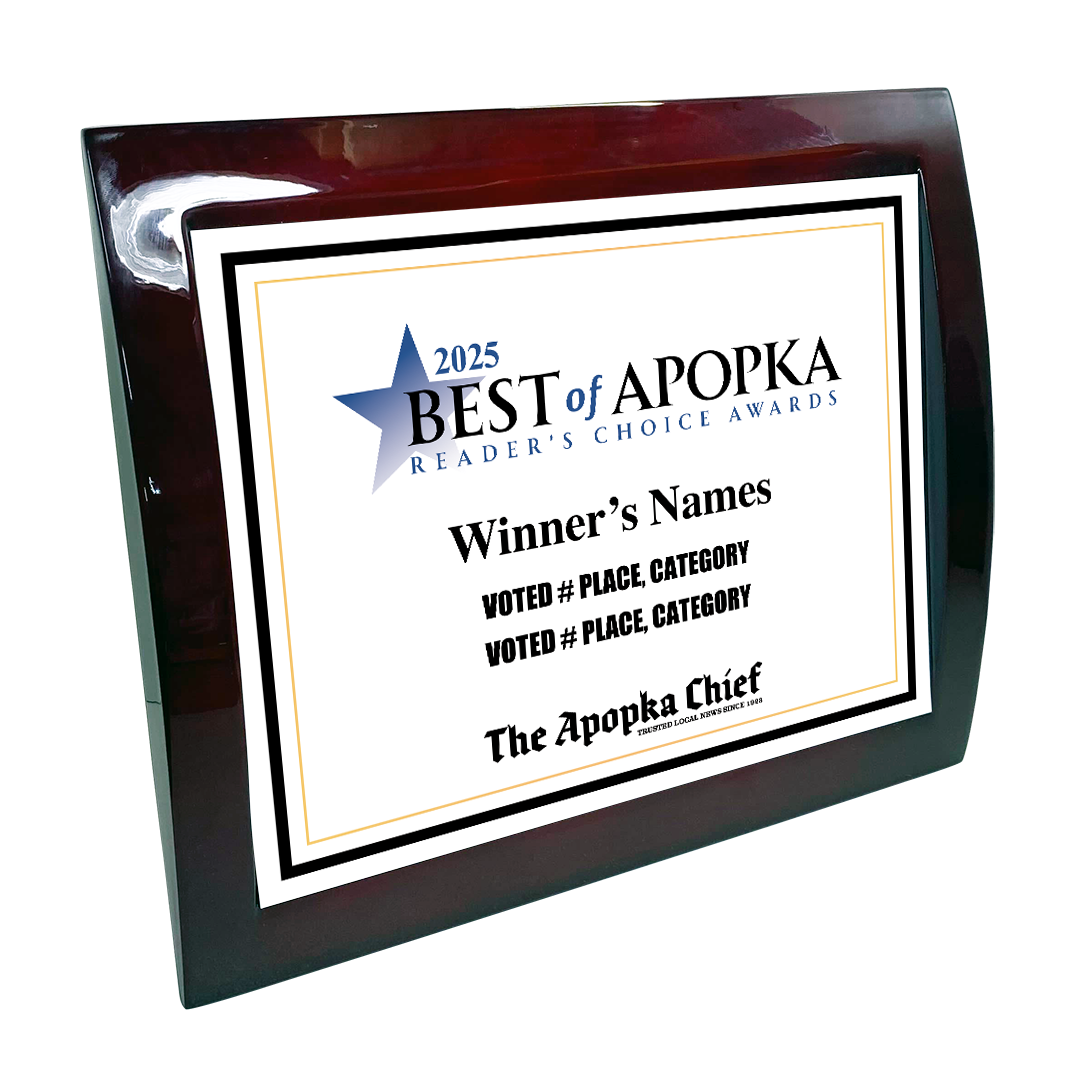 Best of Apopka Awards - Eclipse Plaque