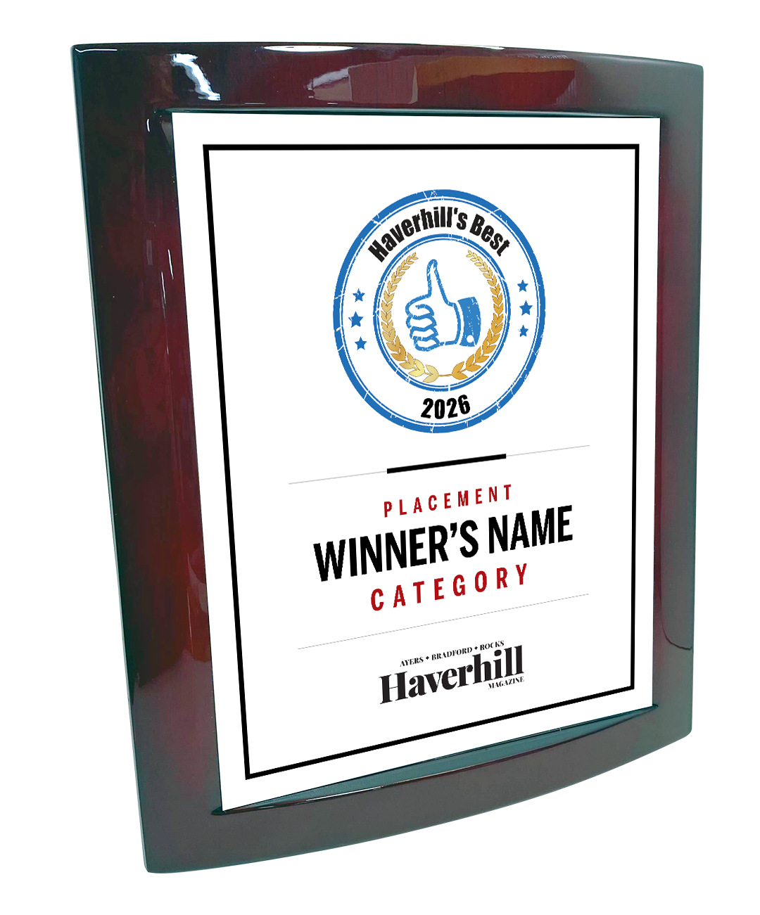 N. Boston Media Group - Best of Awards - Eclipse Plaque