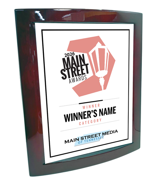 Main Street Media Awards - Eclipse Plaque