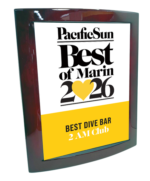 "Pacific Sun: Best of Marin" Award  - Eclipse Plaque
