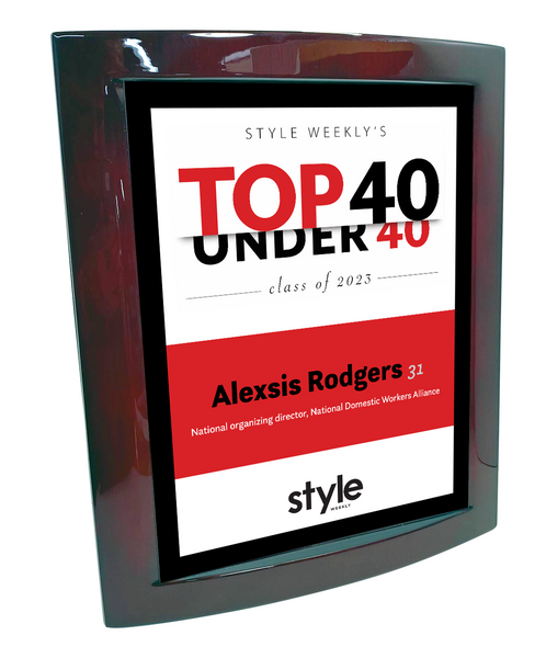 Style Weekly "Top 40 Under 40" Eclipse Plaque