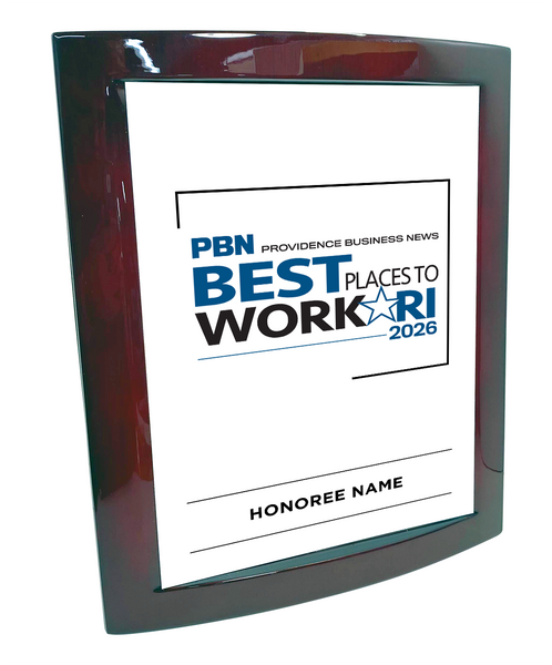 PBN Awards - Logo Only Version - Rosewood with Metal Inlay