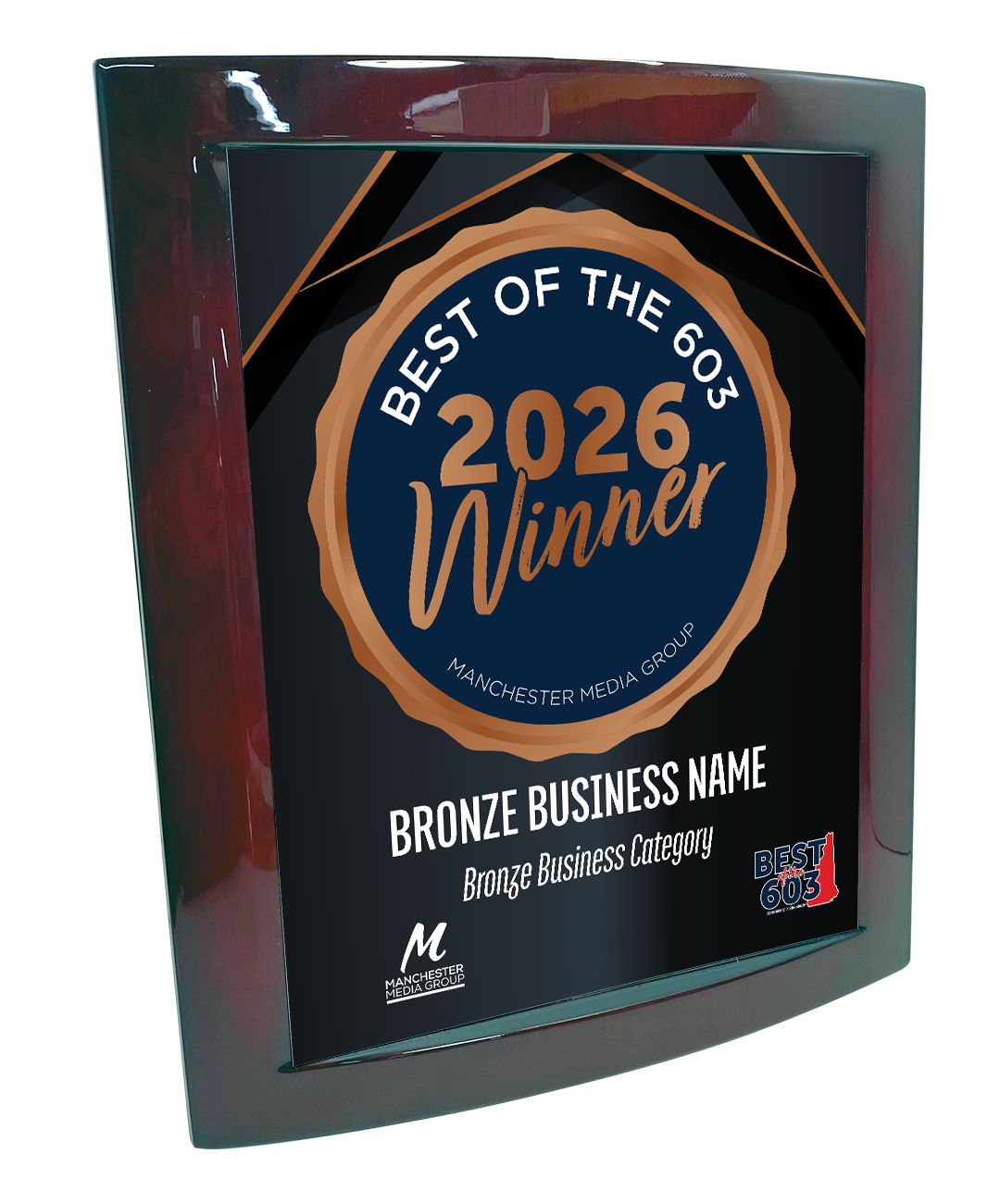 Best of the 603 - Eclipse Plaque with Metal Inlay