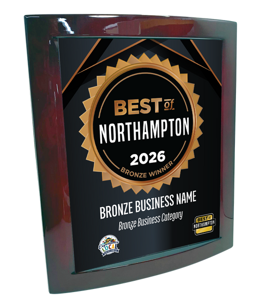 Best of Northampton - Eclipse Plaque with Metal Inlay