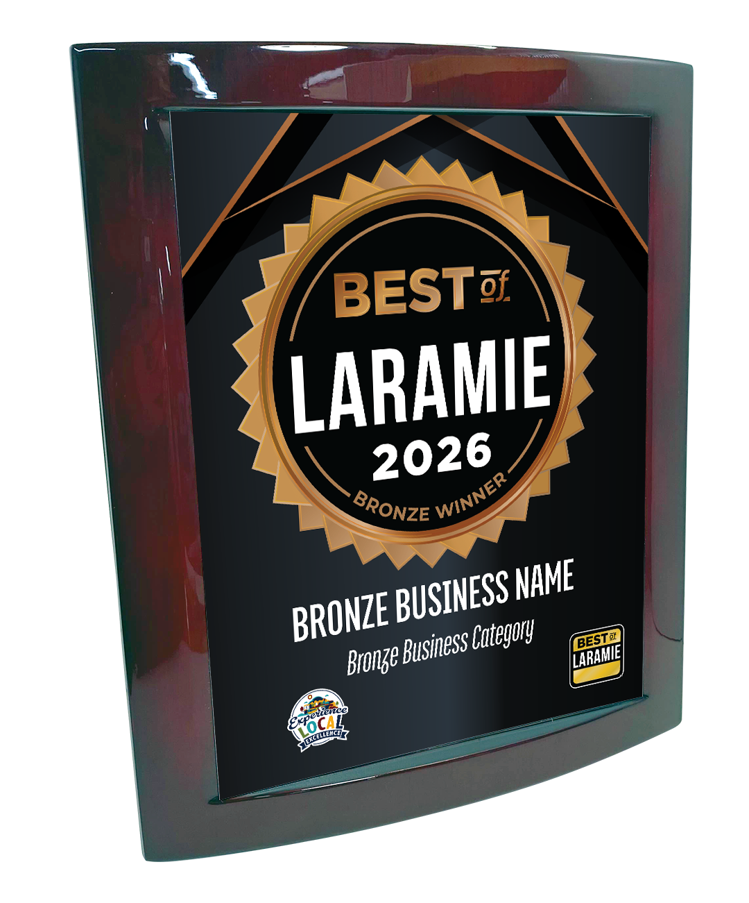 Best of Laramie - Eclipse Plaque with Metal Inlay