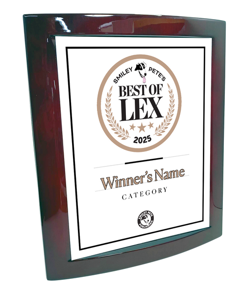 Smiley Pete - Best of Lex - Eclipse Plaque