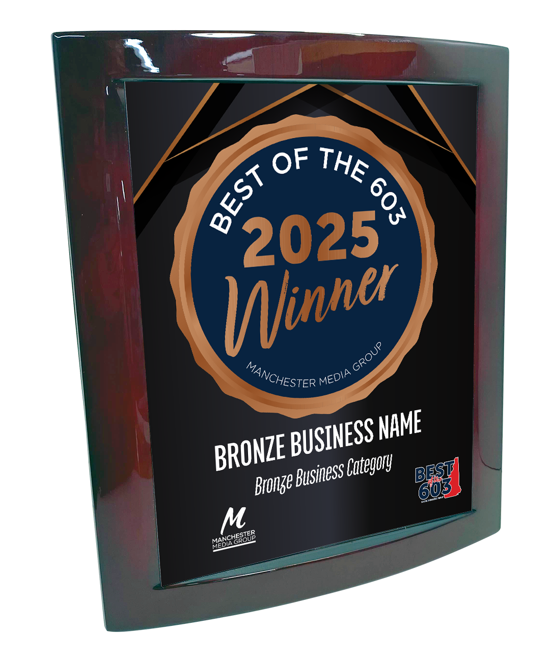 Best of the 603 - Eclipse Plaque with Metal Inlay